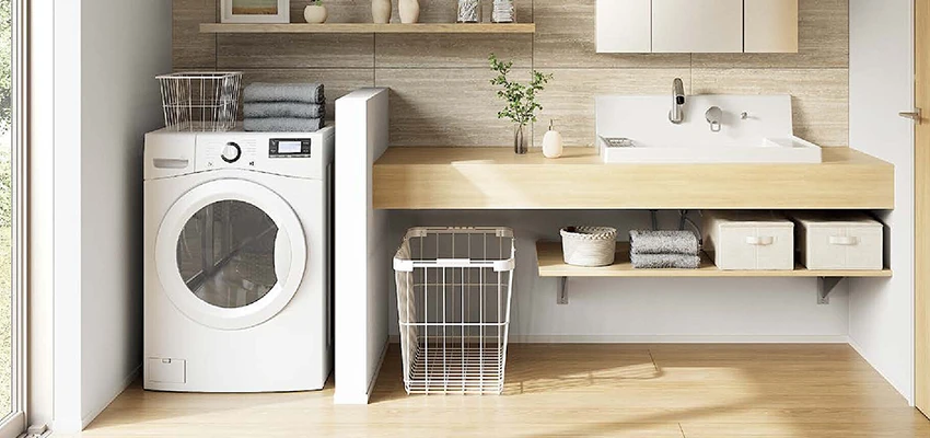 モダンな洗面空間の例