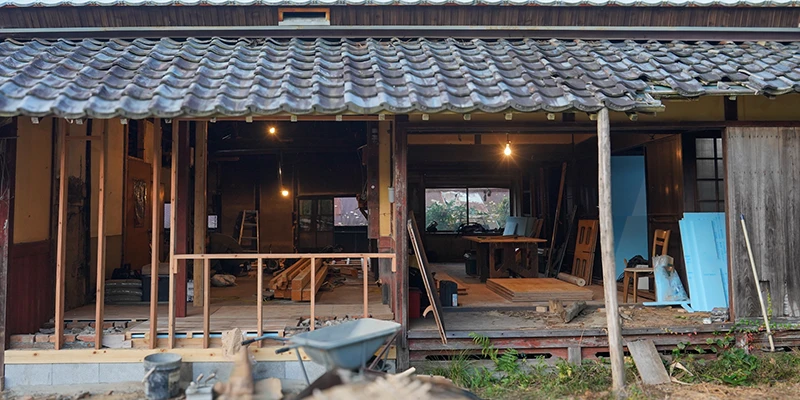 住宅リフォーム工事の様子