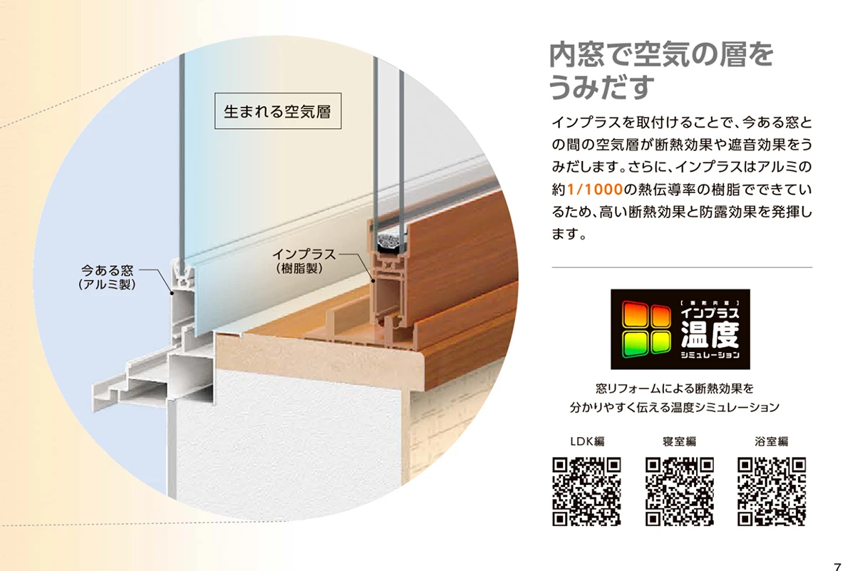 インプラスの断熱構造