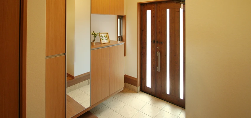 整理された美しい玄関