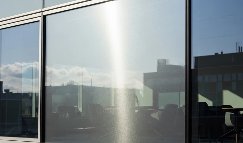 遮熱ガラスの窓