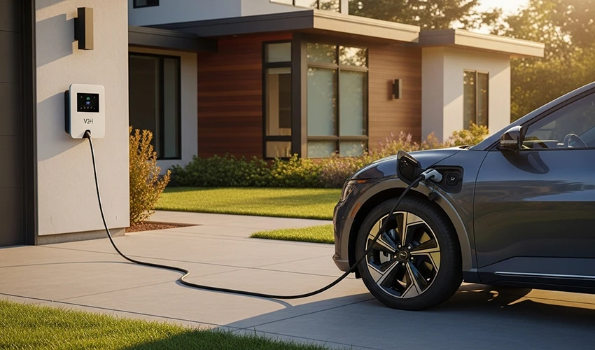 電気自動車とV2Hシステム