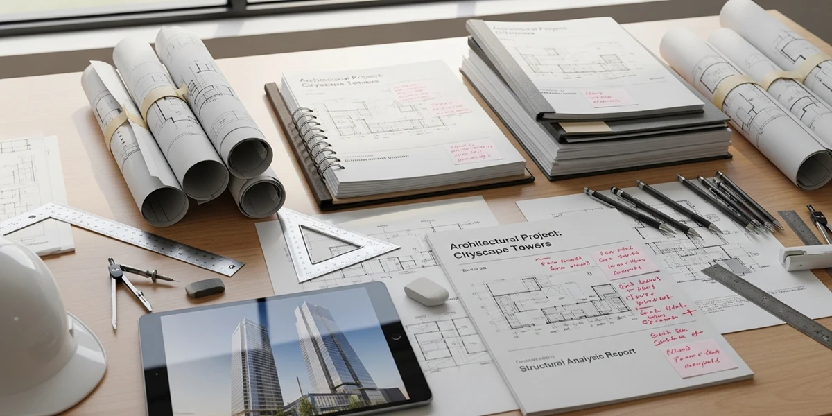 建築図面と設計書類