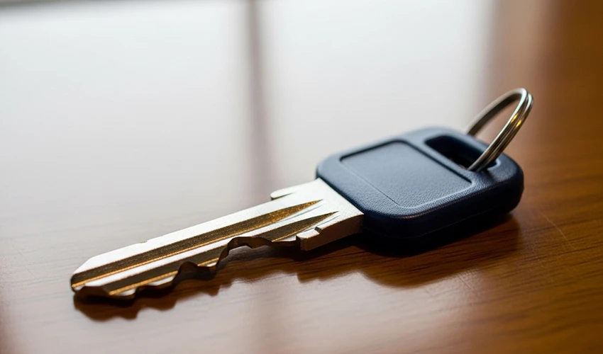 古い玄関ドアの鍵