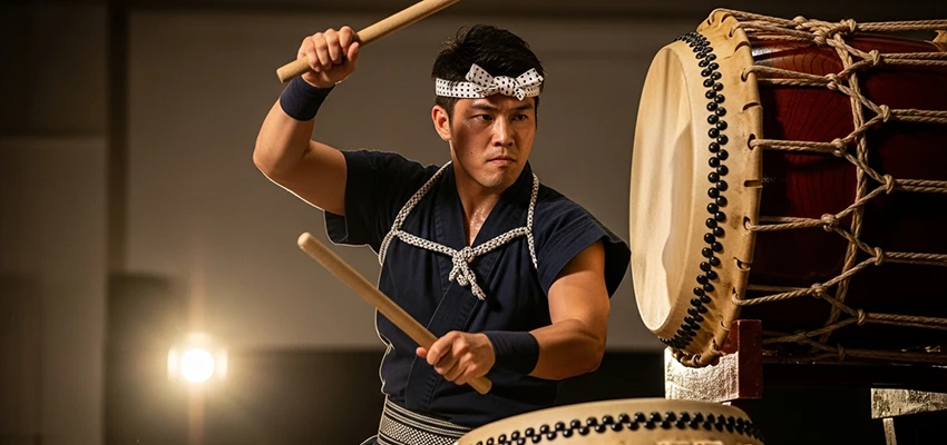 太鼓演奏の様子