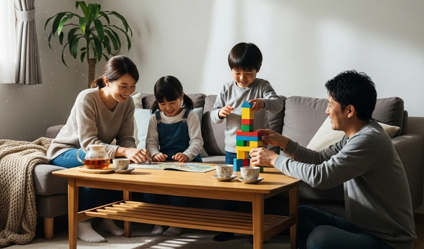 家族の温かい時間