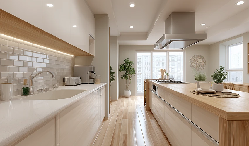 モダンなキッチン空間