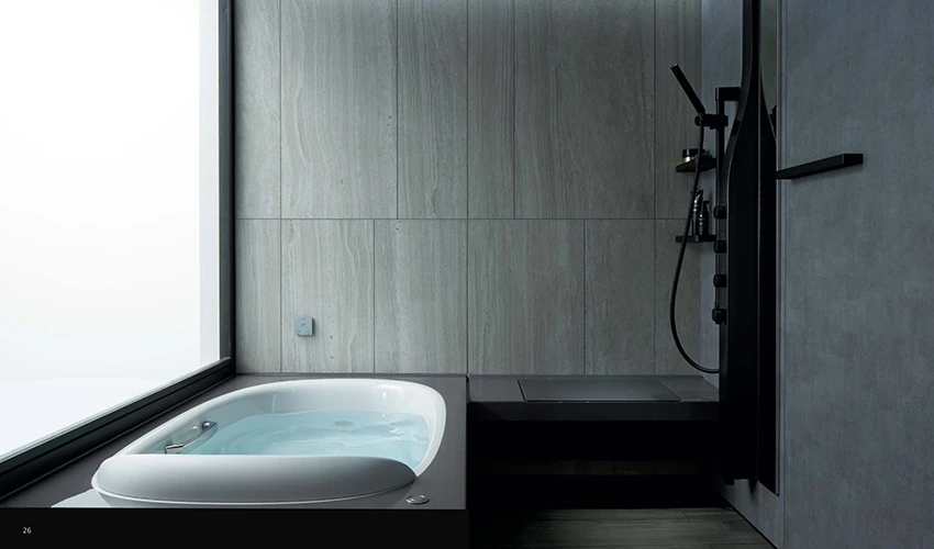 スパのようなバスルーム