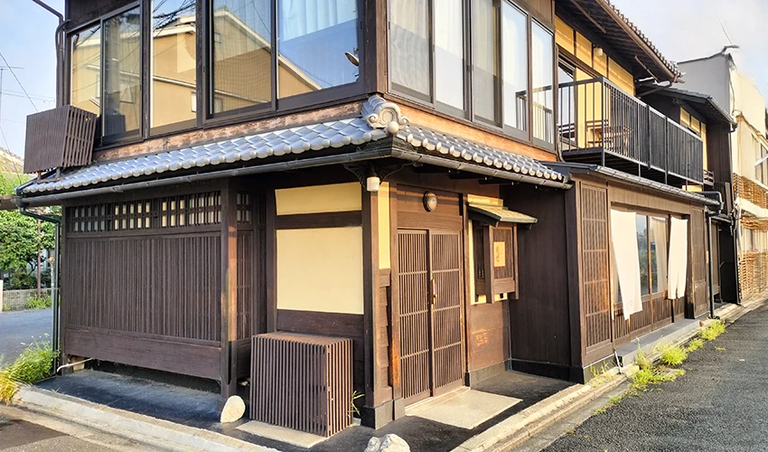 京都の伝統的な町家