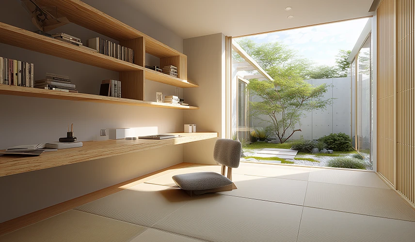 モダンにリフォームされた和室