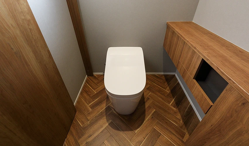 モダンなトイレ空間