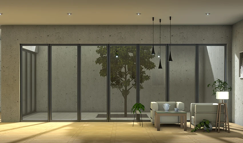 モダンなリビングルームの照明デザイン