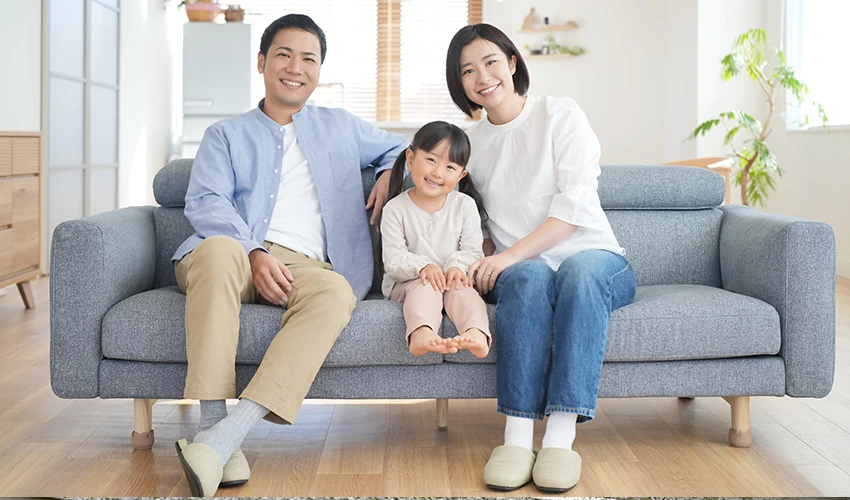 健康的な家族の暮らし