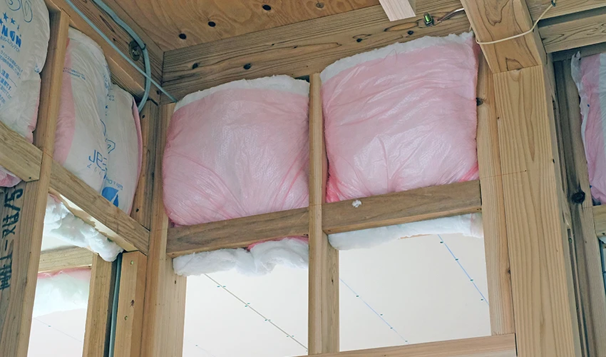 断熱材の施工イメージ