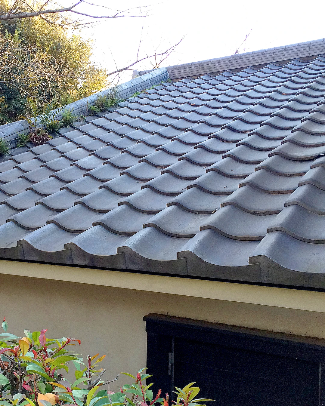 日本の伝統的な家屋の屋根