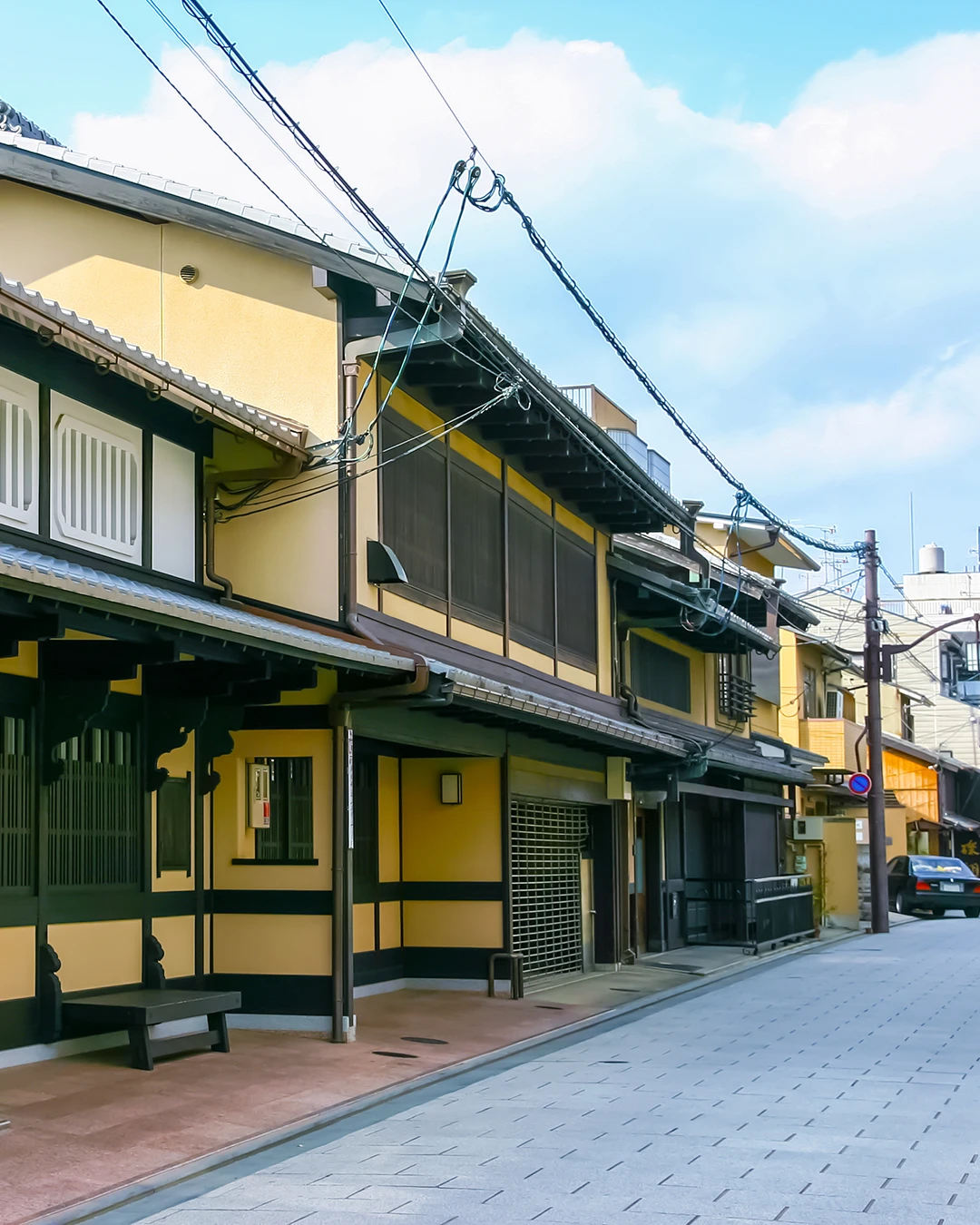 京都の伝統的な街並み
